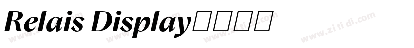 Relais Display字体转换